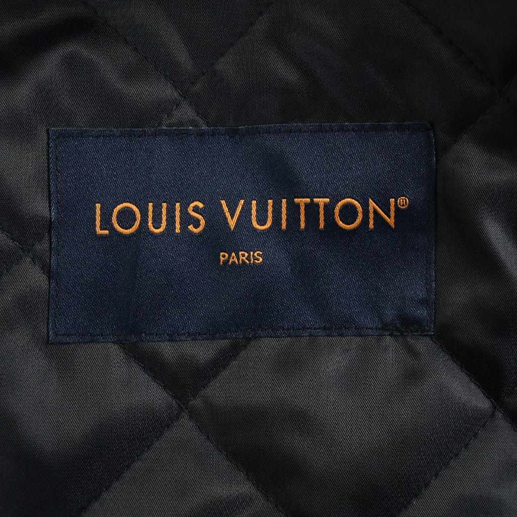 Louis Vuitton Campfire Flocked Monogram Padded Denim Jacket