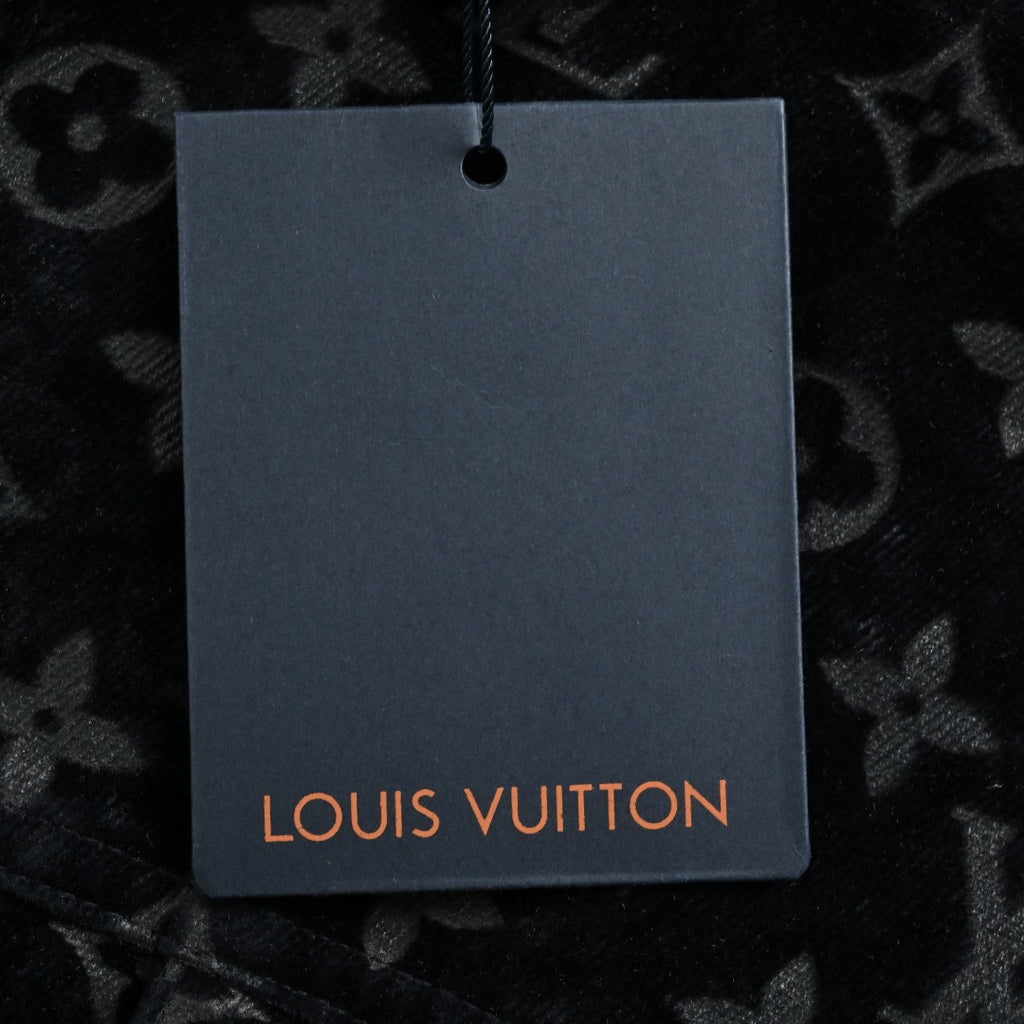 Louis Vuitton Campfire Flocked Monogram Padded Denim Jacket