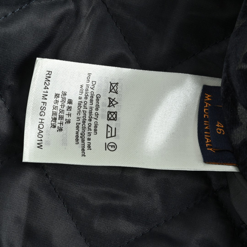 Louis Vuitton Campfire Flocked Monogram Padded Denim Jacket