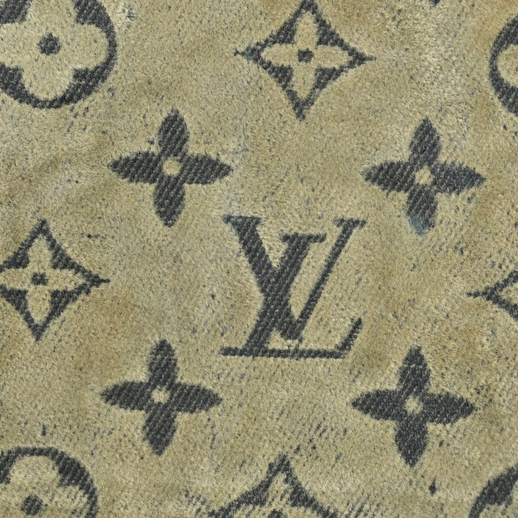 Louis Vuitton Campfire Flocked Monogram Denim Pants