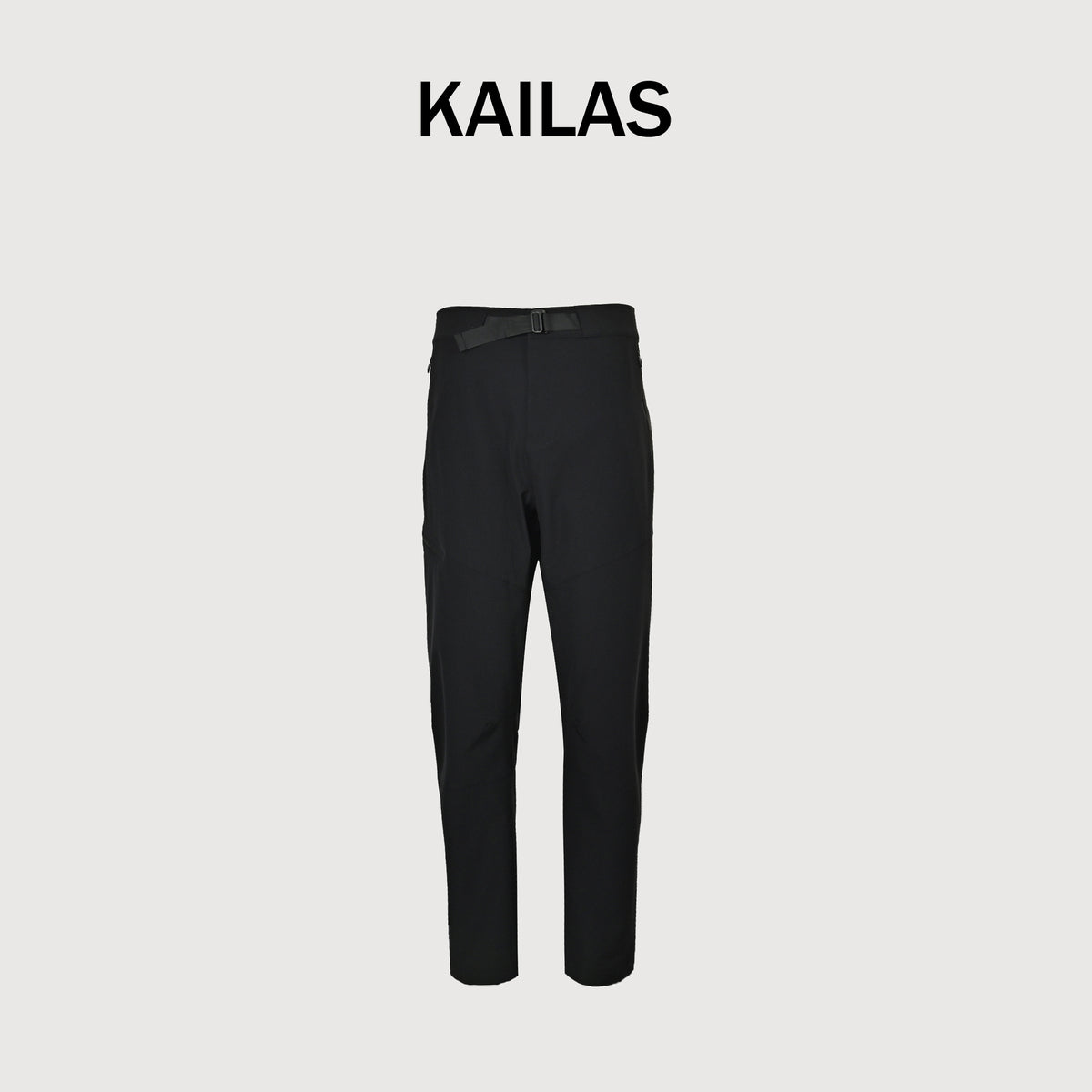 KAILAS Black Belted High-Stretch Quick-Dry Pants
