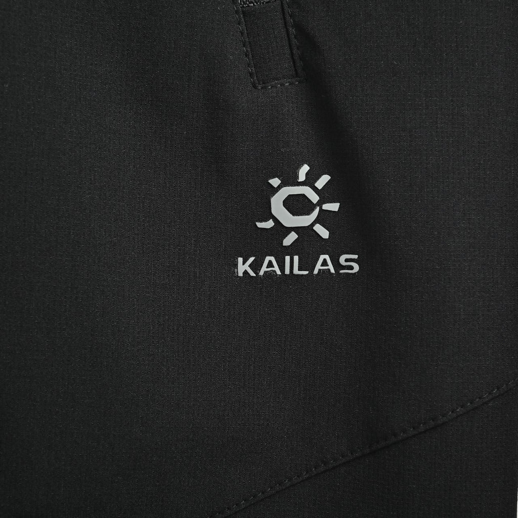 KAILAS Black Belted High-Stretch Quick-Dry Pants