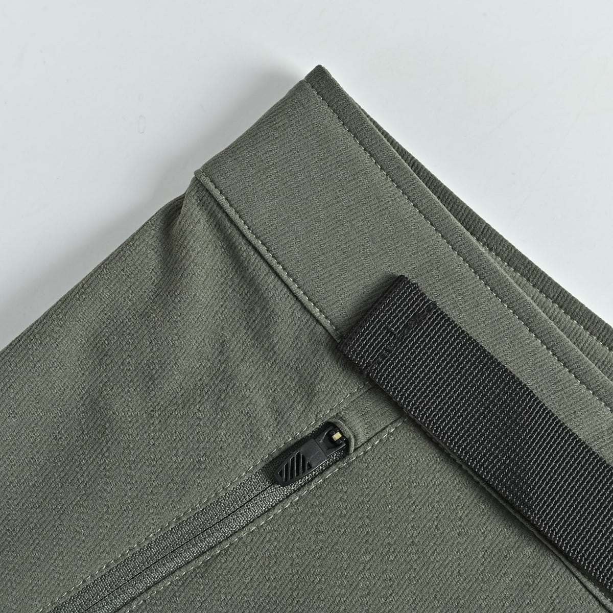 KAILAS Olive Green Belted High-Stretch Quick-Dry Pants