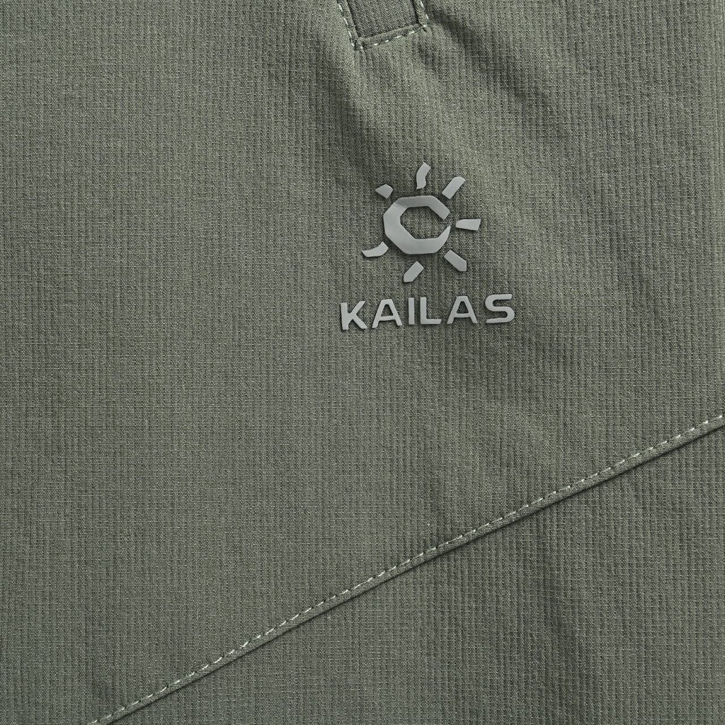 KAILAS Olive Green Belted High-Stretch Quick-Dry Pants