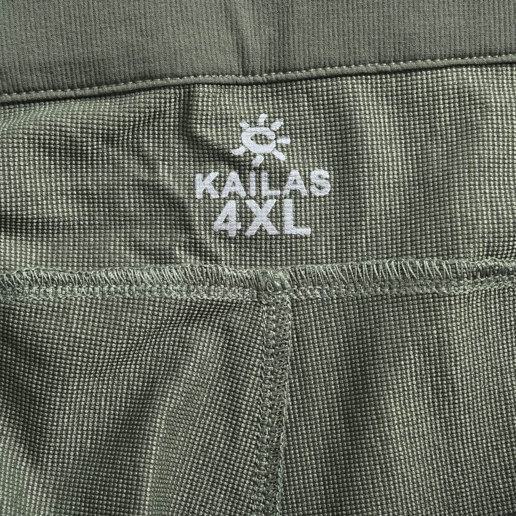 KAILAS Olive Green Belted High-Stretch Quick-Dry Pants