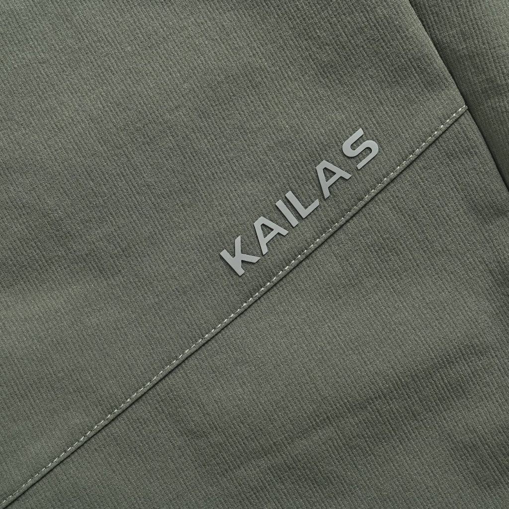 KAILAS Olive Green Belted High-Stretch Quick-Dry Pants