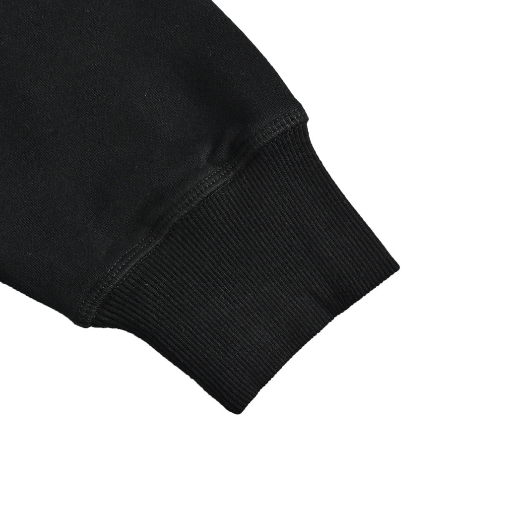 Louis Vuitton Black Denim Appliqué Embroidered Crewneck Sweatshirt