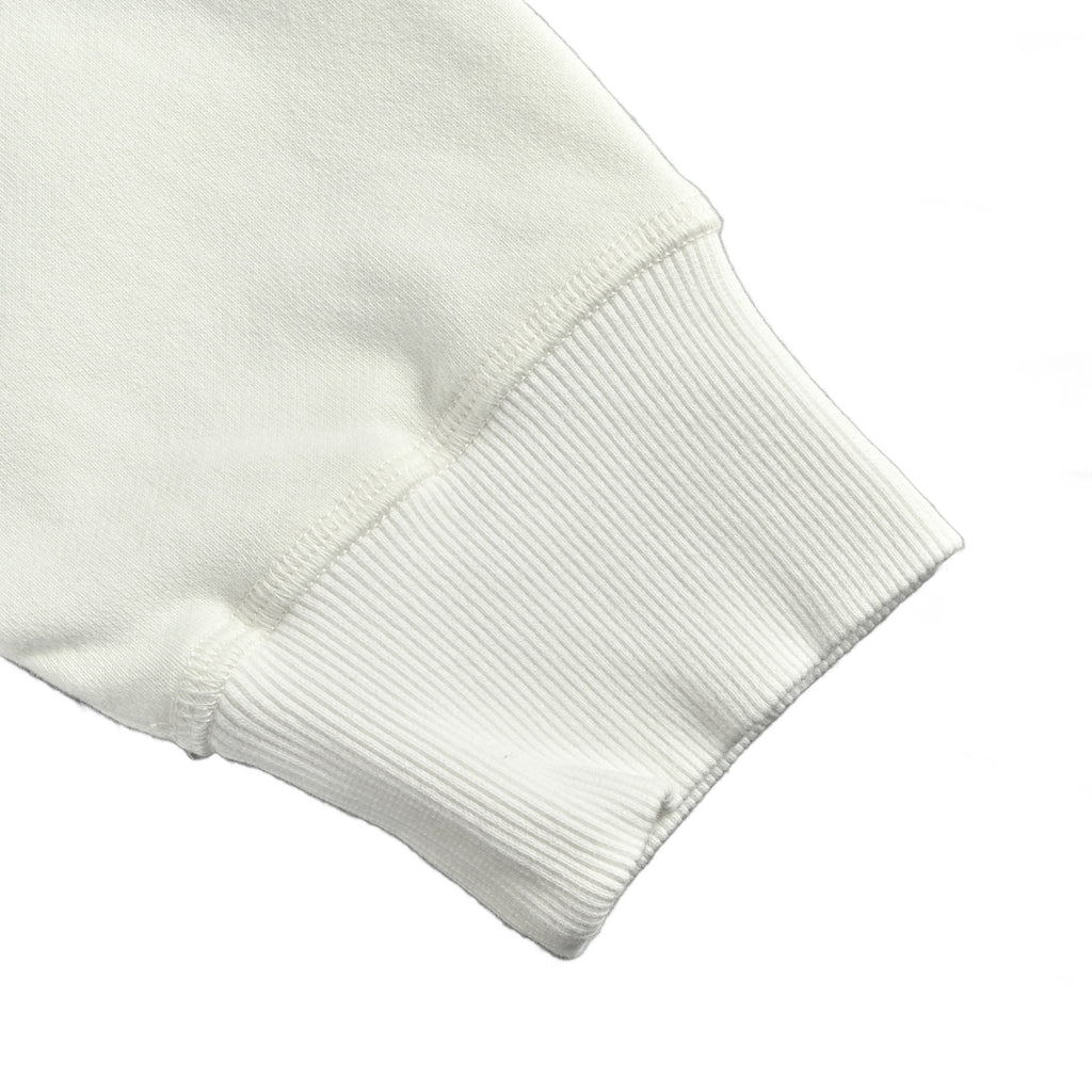 Louis Vuitton White Denim Appliqué Embroidered Crewneck Sweatshirt