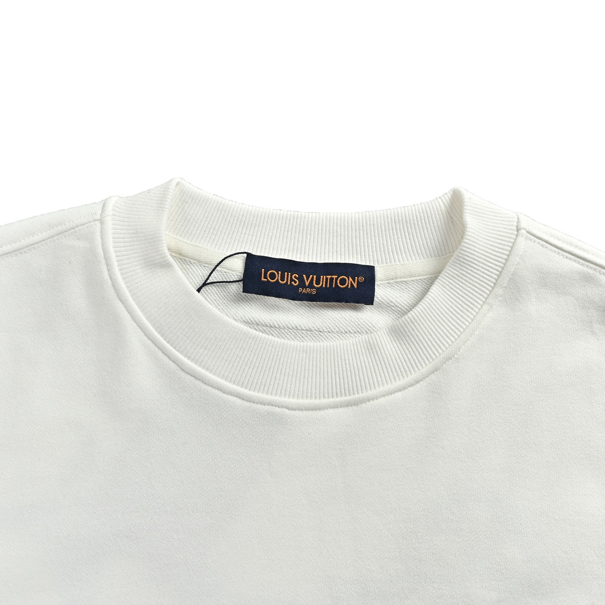 Louis Vuitton Black Monogram Embroidered Crewneck Sweatshirt