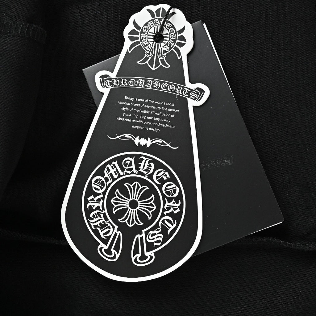 Chrome Hearts Black Triple Cross Print Long-Sleeve T-Shirt