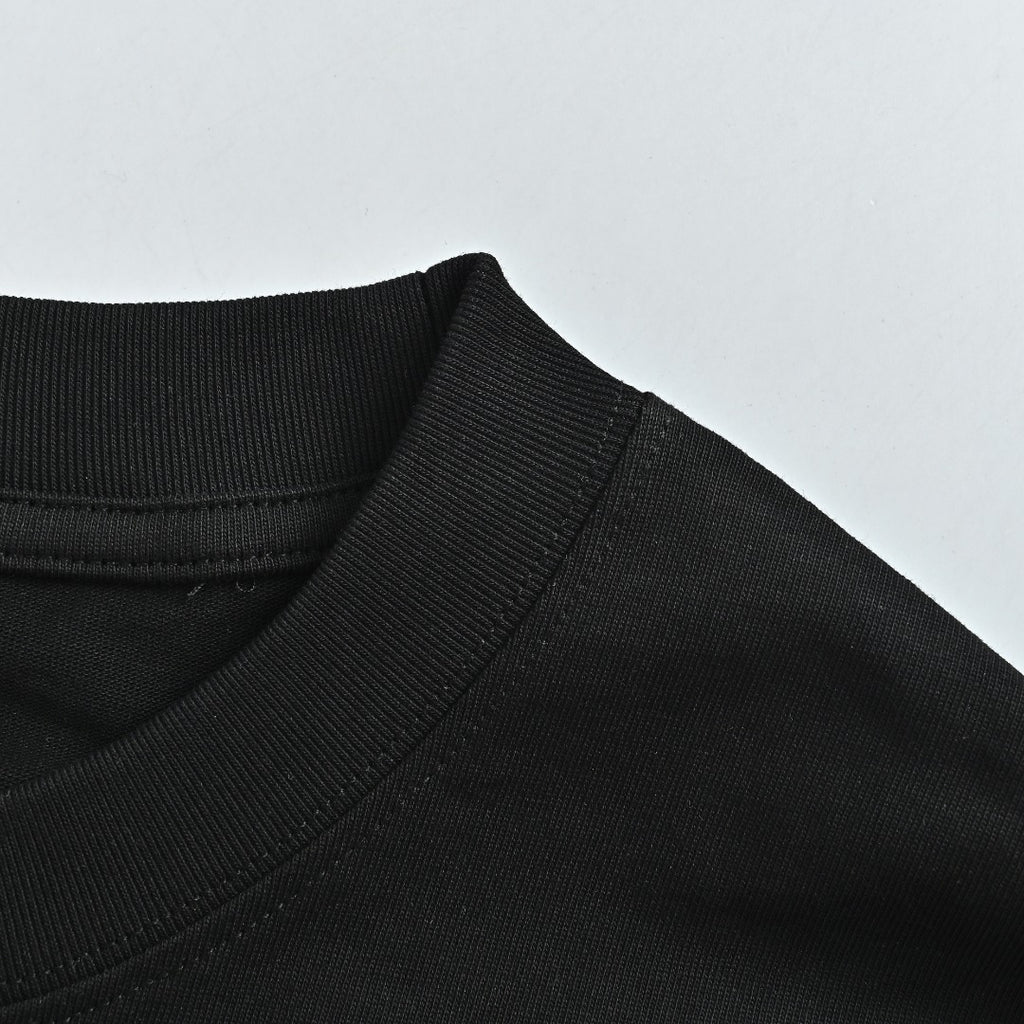 Chrome Hearts Black Triple Cross Print Long-Sleeve T-Shirt