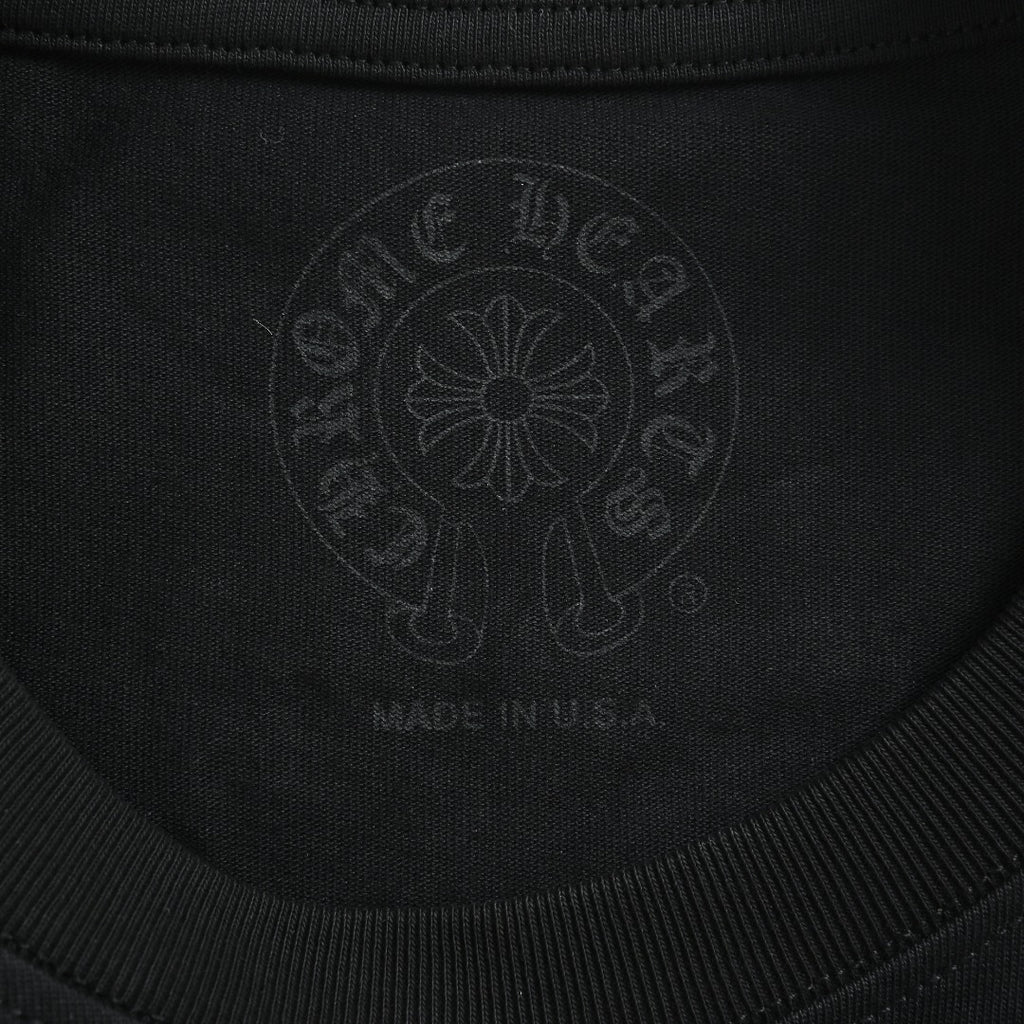 Chrome Hearts Black Dotted Cross Print Long-Sleeve T-Shirt