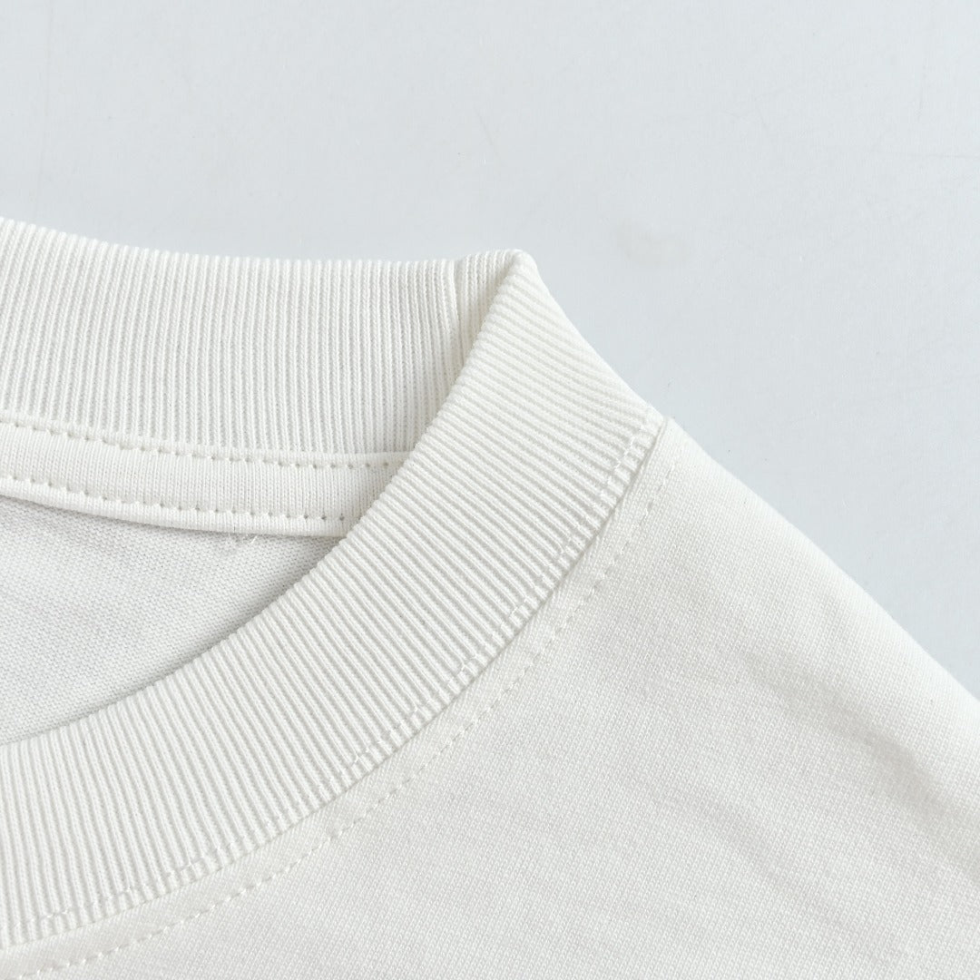 Chrome Hearts White Red Tongue Print Long-Sleeve T-Shirt
