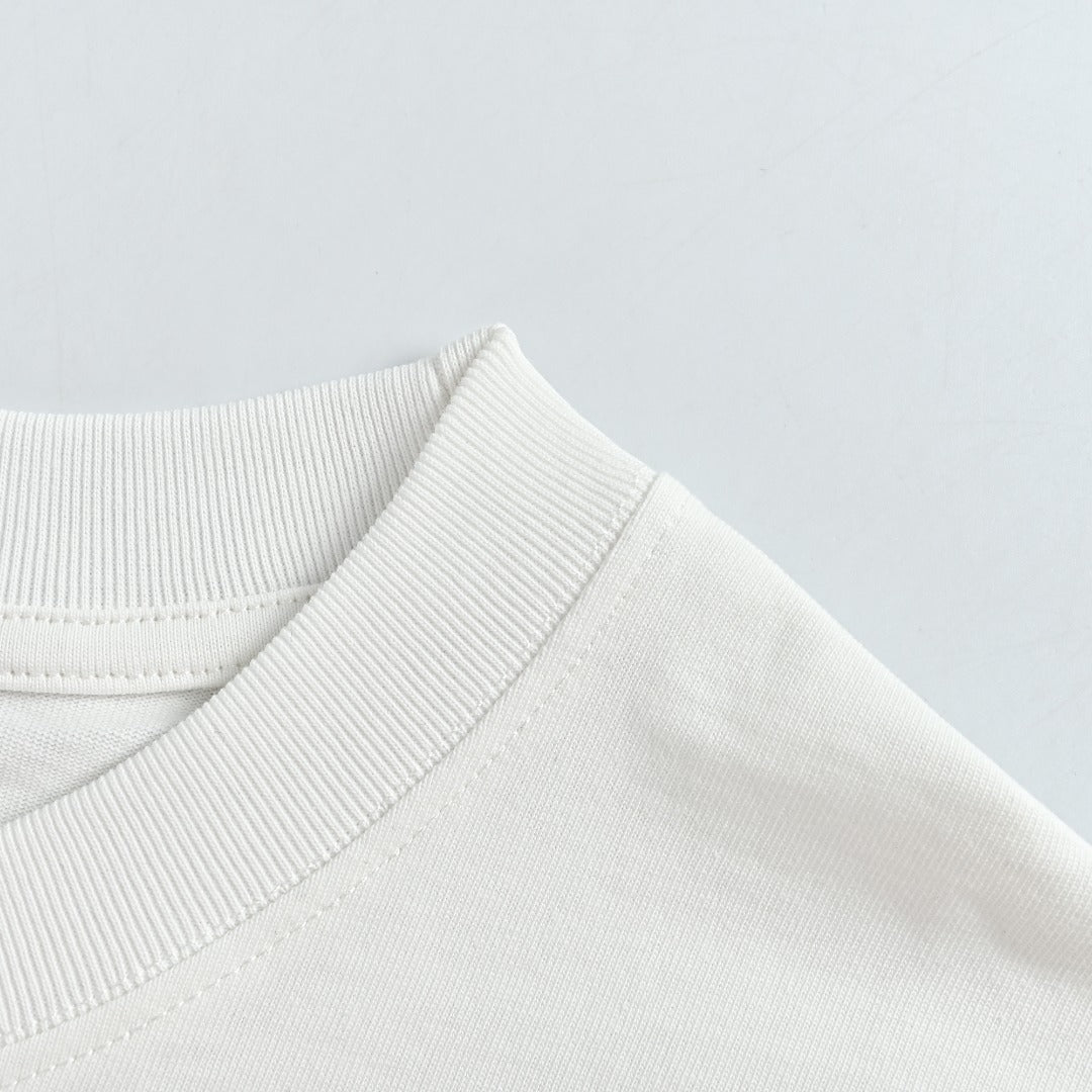 Chrome Hearts White Dotted Cross Print Long-Sleeve T-Shirt