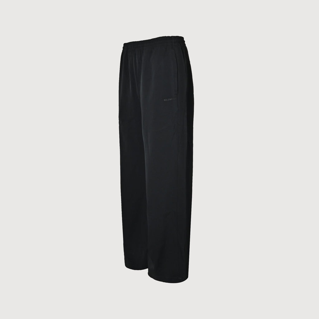 Balenciaga Black Slogan Detail Wool Trousers