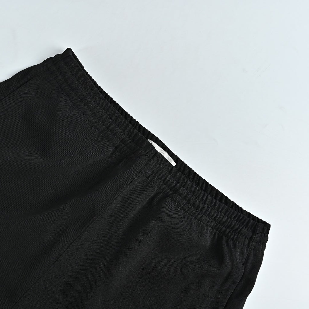 Balenciaga Black Slogan Detail Wool Trousers