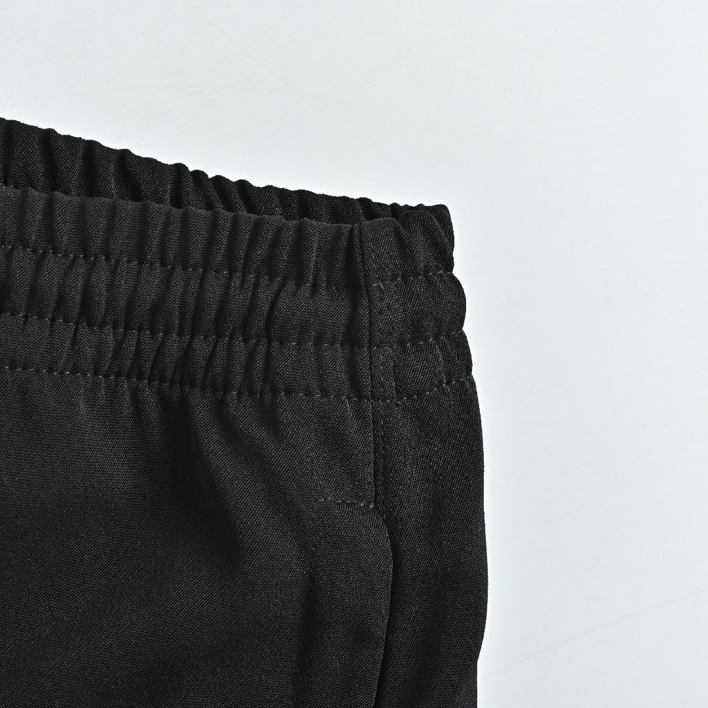 Balenciaga Black Slogan Detail Wool Trousers
