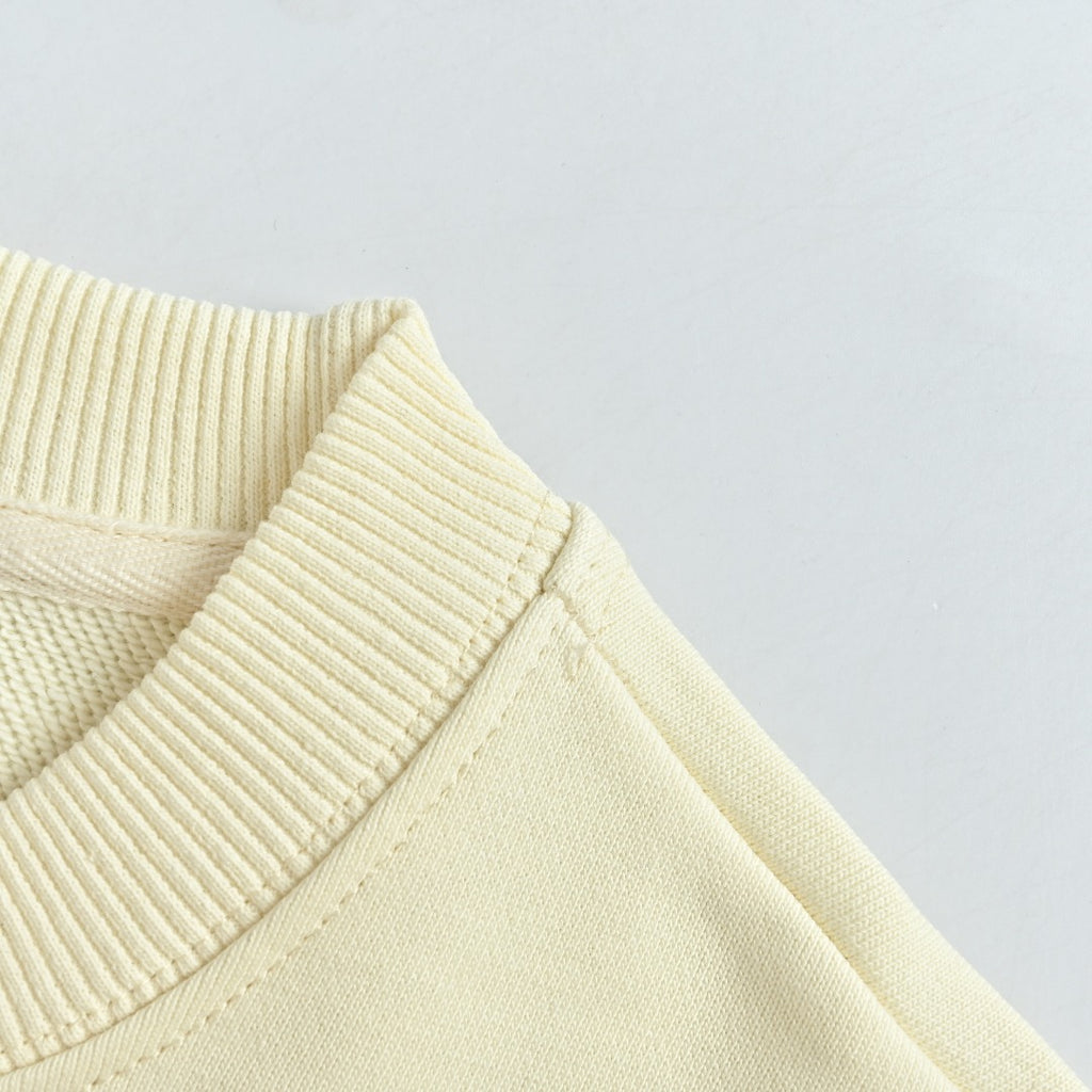 Gucci Cream Winking Cartoon Dog Crewneck Sweatshirt