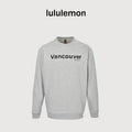 Lululemon Gray Vancouver Graphic Fleece-Lined Crewneck Sweatshirt