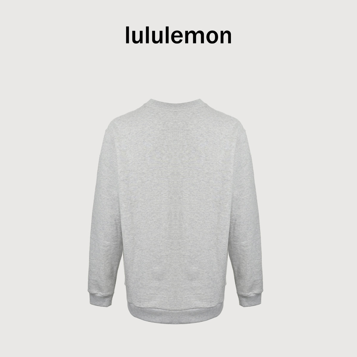 Lululemon Gray Vancouver Graphic Fleece-Lined Crewneck Sweatshirt