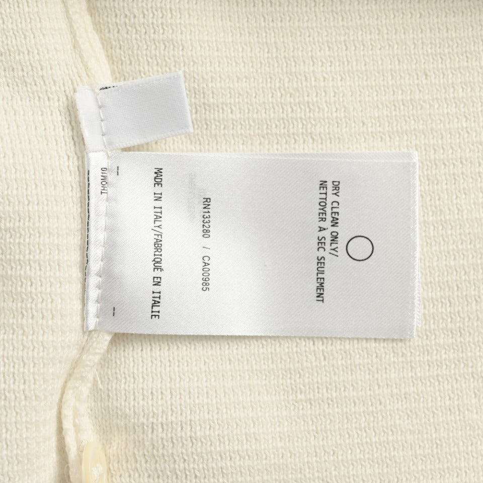 Thom Browne Cream Dual-Sleeve Stripe Crewneck Sweater