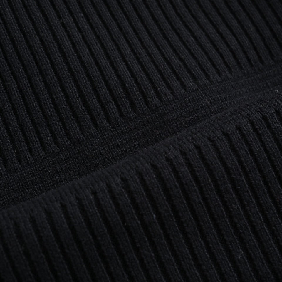 Thom Browne Black Dual-Sleeve Stripe Crewneck Sweater