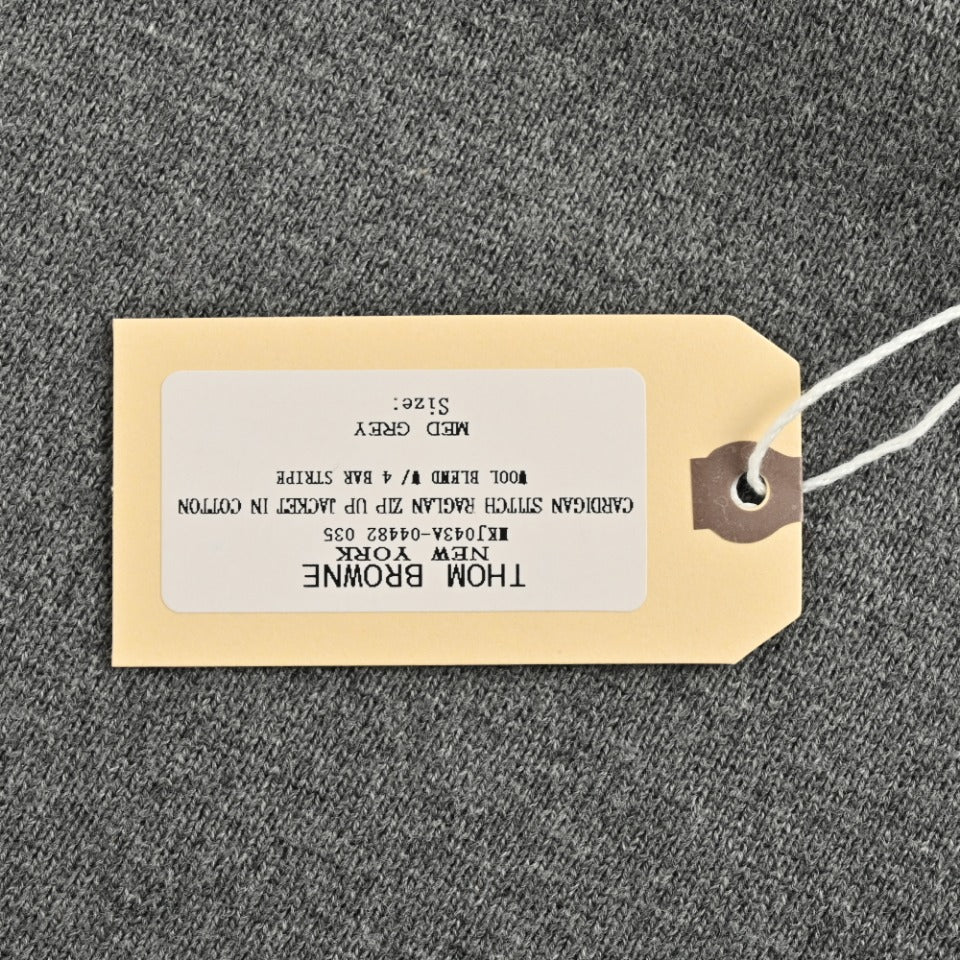 Thom Browne Dark Gray Dual-Sleeve Stripe Crewneck Sweater