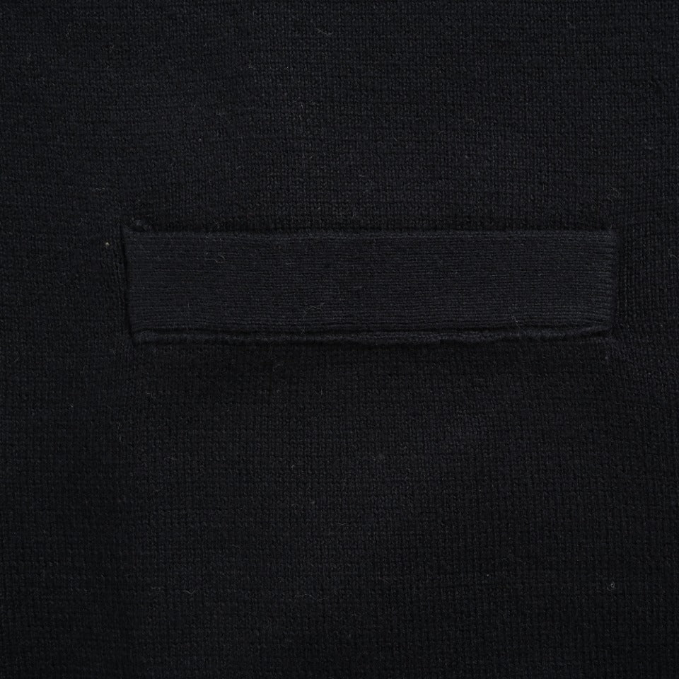 Thom Browne Black Dual-Sleeve Stripe V-Neck Cardigan