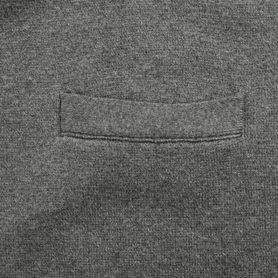 Thom Browne Dark Gray Dual-Sleeve Stripe V-Neck Cardigan