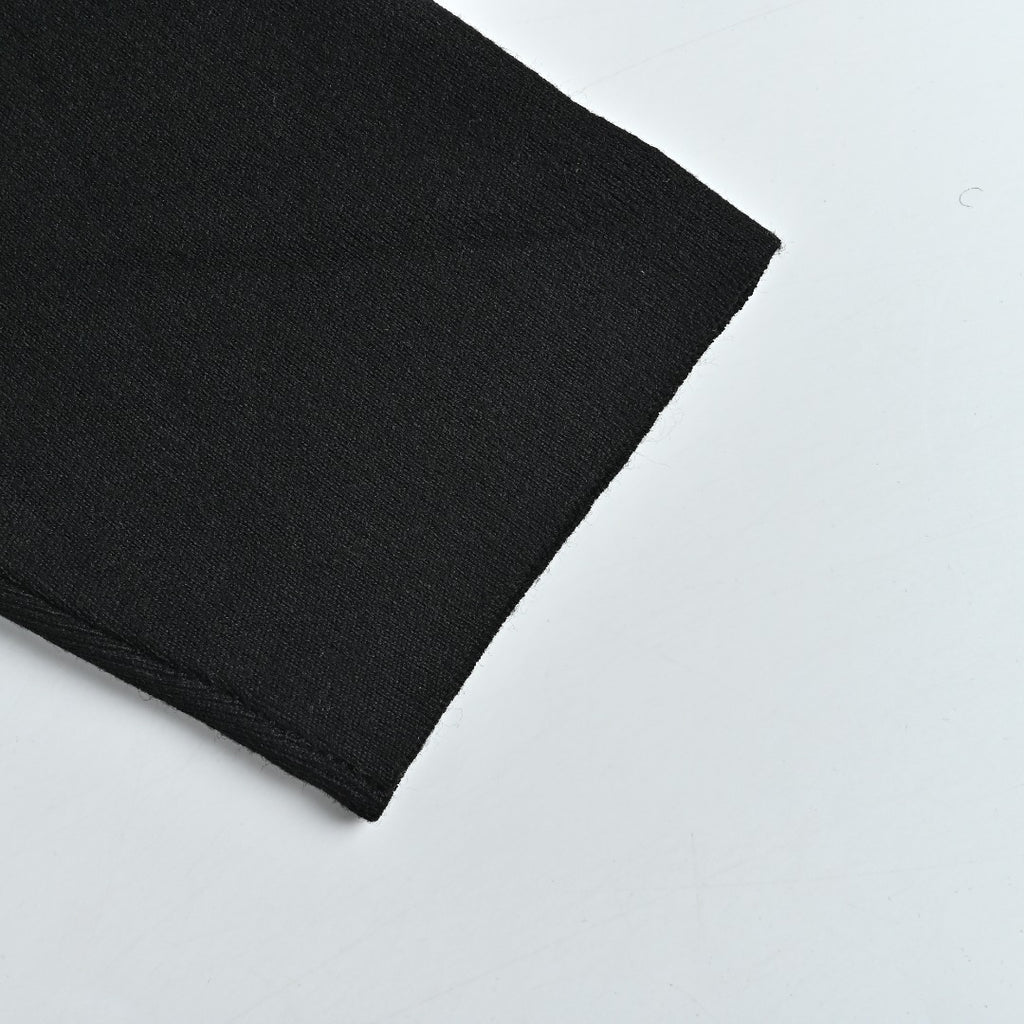 Dior Black CD Logo Stand-Collar Zip-Up Knit Cardigan