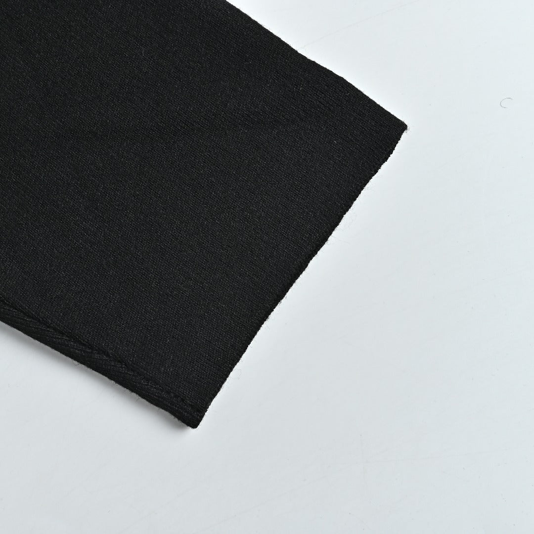 Dior Black CD Logo Stand-Collar Zip-Up Knit Cardigan