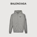 BALENCIAGA BLCG WFP Graphic Zip-Up Hoodie