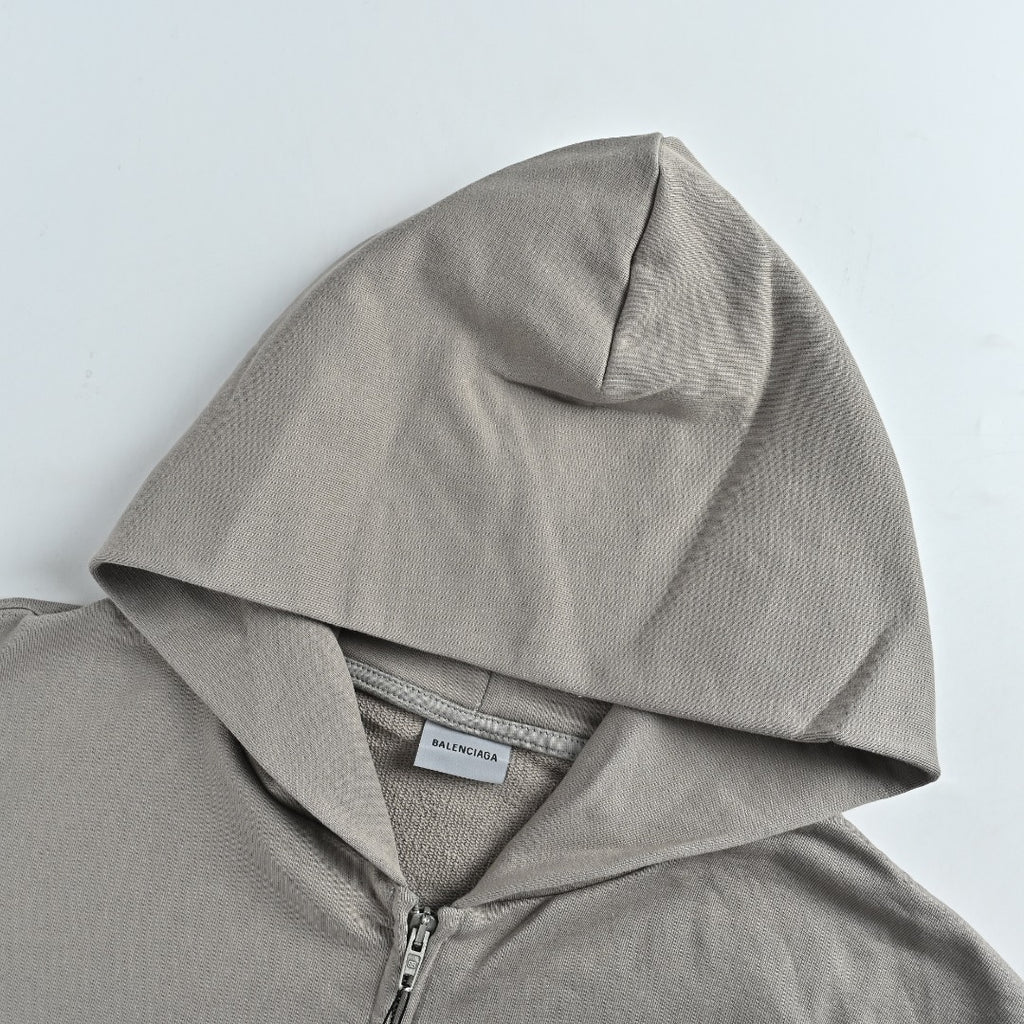 BALENCIAGA BLCG WFP Graphic Zip-Up Hoodie