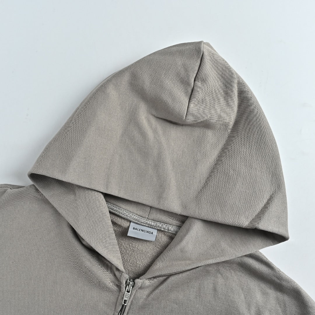 BALENCIAGA BLCG WFP Graphic Zip-Up Hoodie