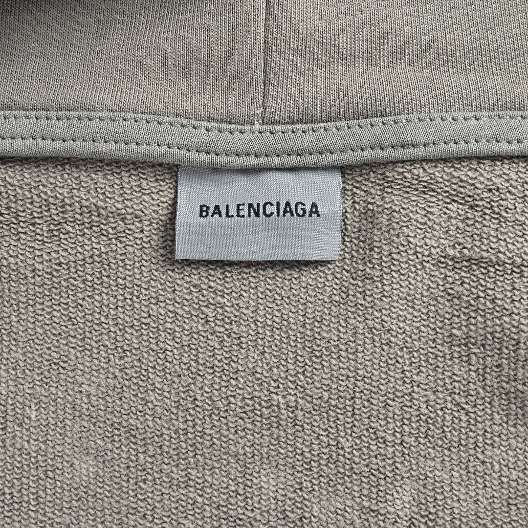BALENCIAGA BLCG WFP Graphic Zip-Up Hoodie