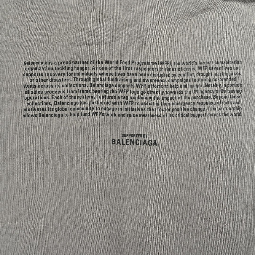 BALENCIAGA BLCG WFP Graphic Zip-Up Hoodie