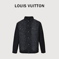 Louis Vuitton Mosaic Flocked Checkerboard Panel Denim Jacket