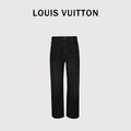 Louis Vuitton Mosaic Flocked Checkerboard Panel Jeans