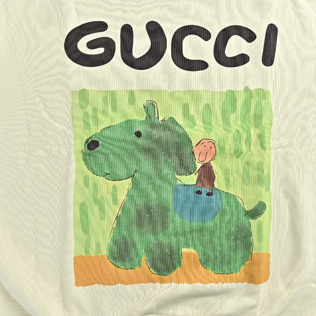 Gucci Playful Cartoon Graphic Crewneck Sweatshirt