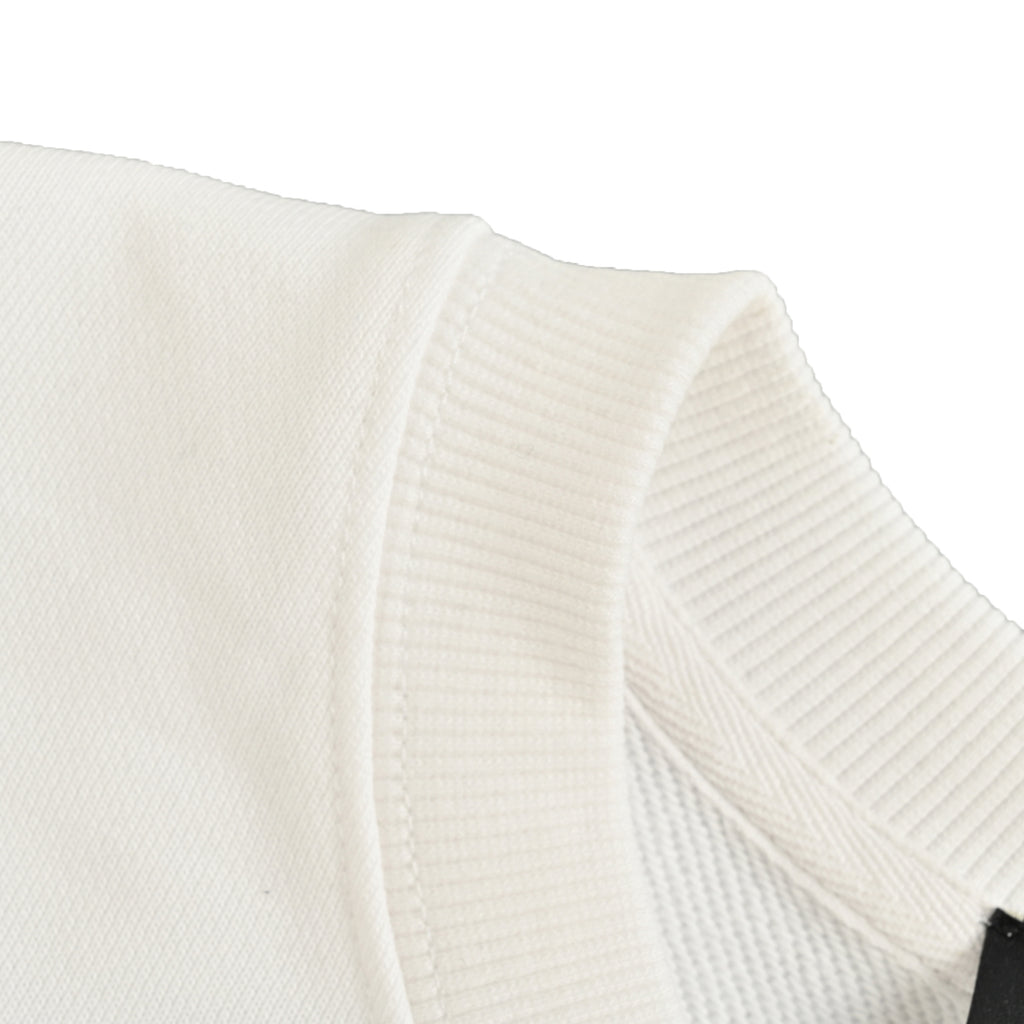 Fendi Monster Eyes Graphic Crewneck Sweatshirt in White