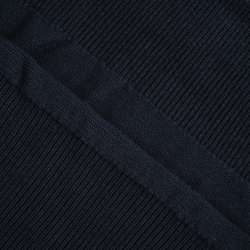 Burberry Check-Shoulder Half-Zip Cashmere Sweater