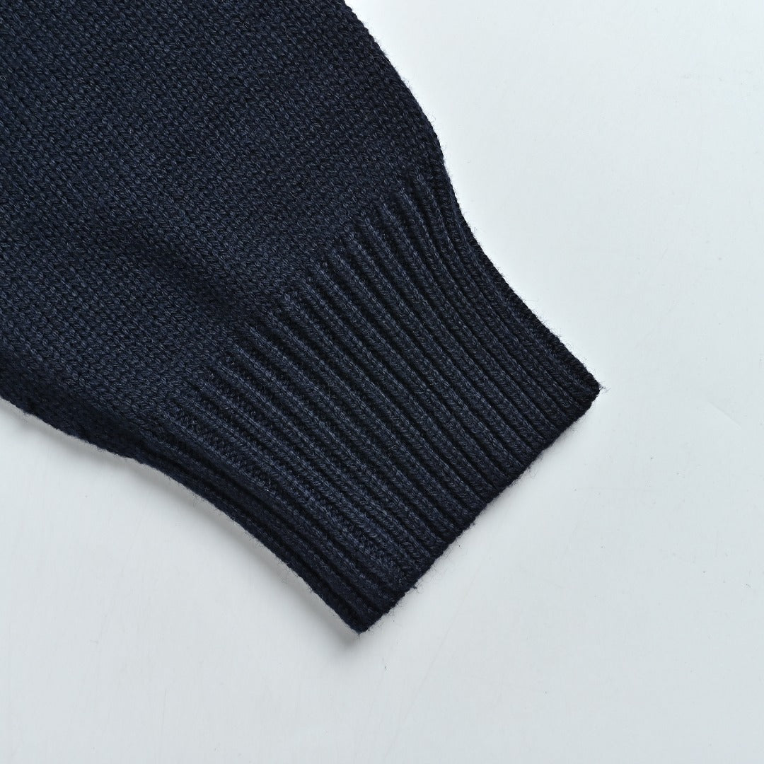 Moncler Knit and Down Hybrid Zip-Up Jacket