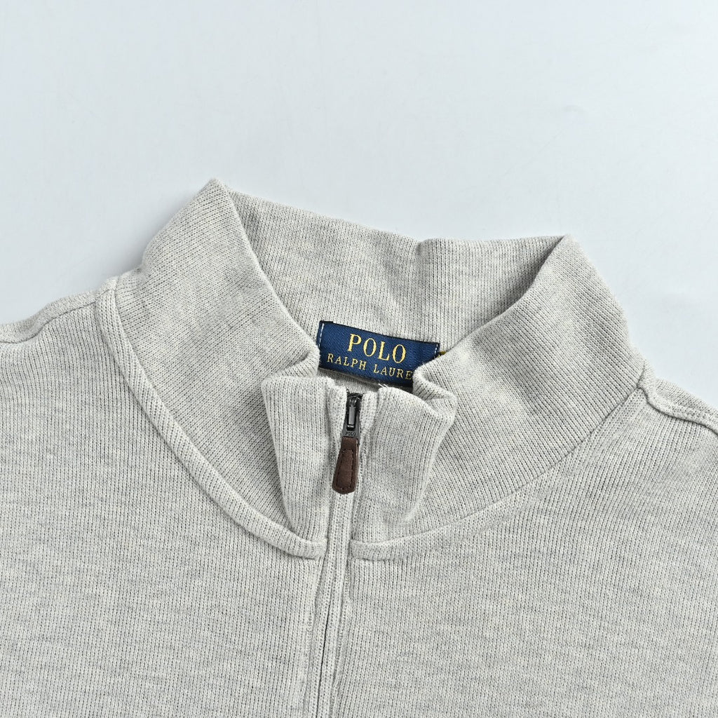 Ralph Lauren Multicolor Pony Half-Zip Stand-Collar Sweatshirt