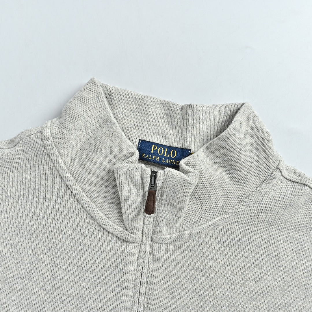 Ralph Lauren Multicolor Pony Half-Zip Stand-Collar Sweatshirt