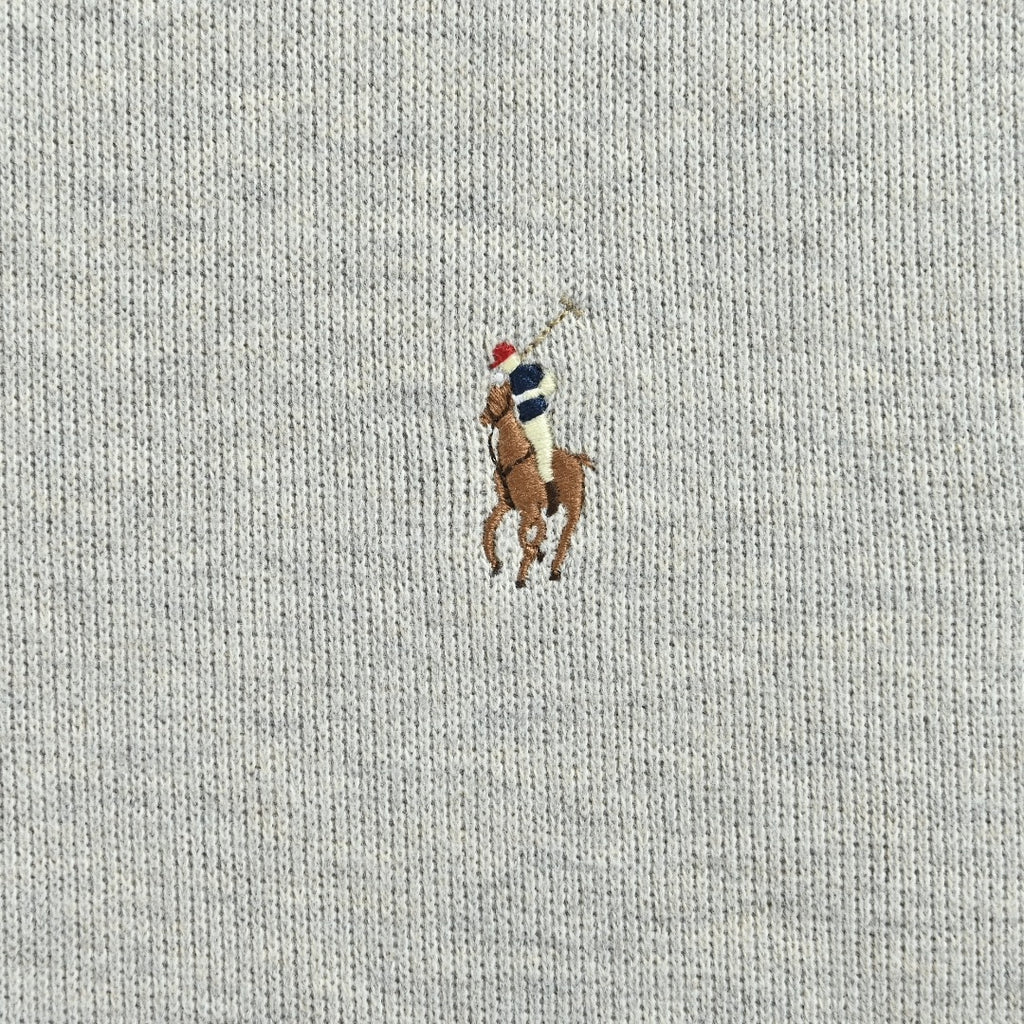 Ralph Lauren Multicolor Pony Half-Zip Stand-Collar Sweatshirt