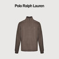 Ralph Lauren Multicolor Pony Half-Zip Sweatshirt in Brown