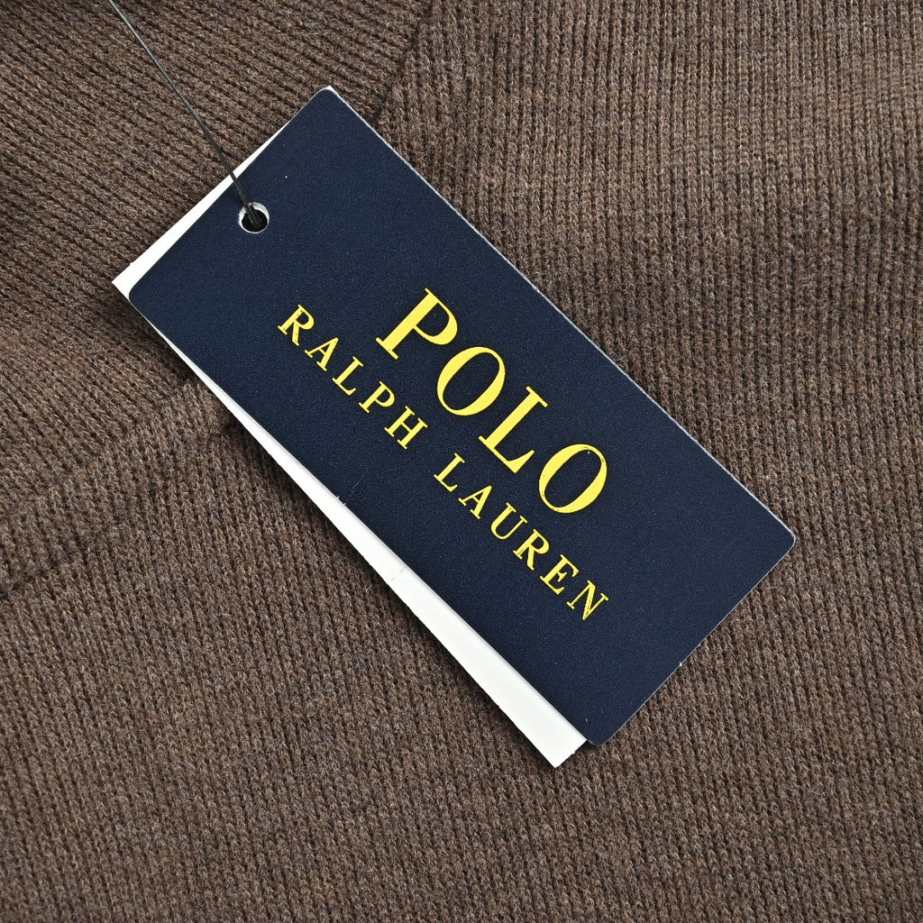 Ralph Lauren Multicolor Pony Half-Zip Sweatshirt in Brown