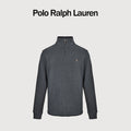 Ralph Lauren Multicolor Pony Half-Zip Sweatshirt in Dark Gray