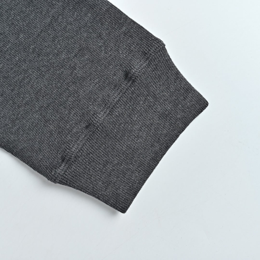 Ralph Lauren Multicolor Pony Half-Zip Sweatshirt in Dark Gray