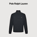 Ralph Lauren Multicolor Pony Half-Zip Sweatshirt in Black